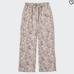 UNIQLO Set of SATIN DRAPE STRAIGHT PANTS and CAMISOLES